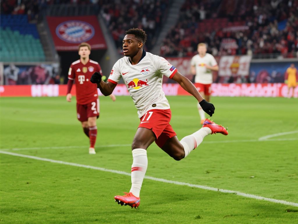 “第32轮焦点战:莱比锡挑战拜仁慕尼黑” 在本赛季早些时候的一场比赛中,莱比锡曾在