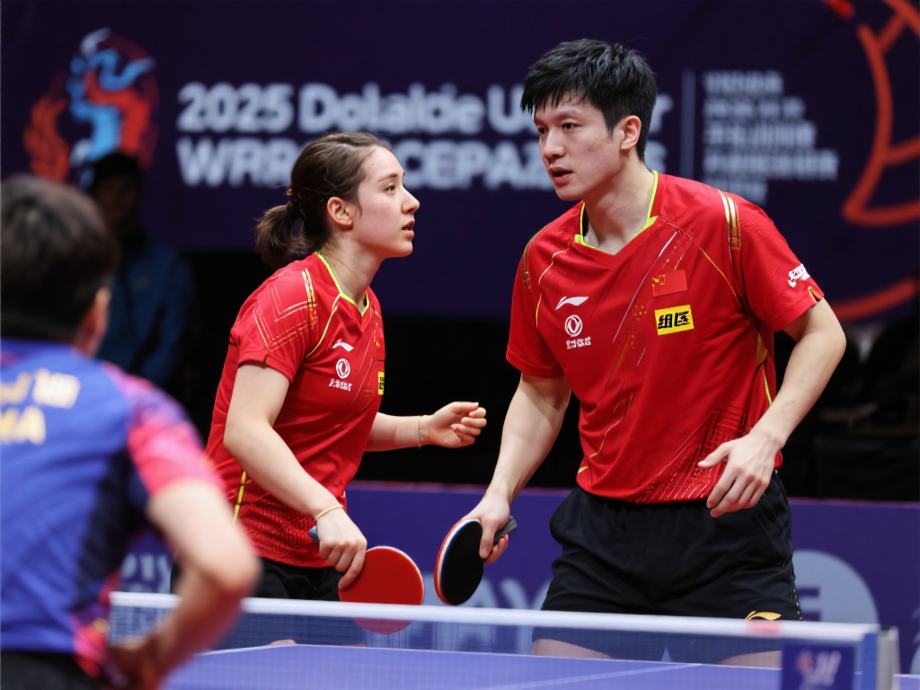 2025多哈世乒赛:王楚钦/孙颖莎混双落位下半区签表 值得一提的是,在2024年的一些热身赛中